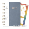 A5 나선형 저널 주간 일일 노트북 2022 Planner.